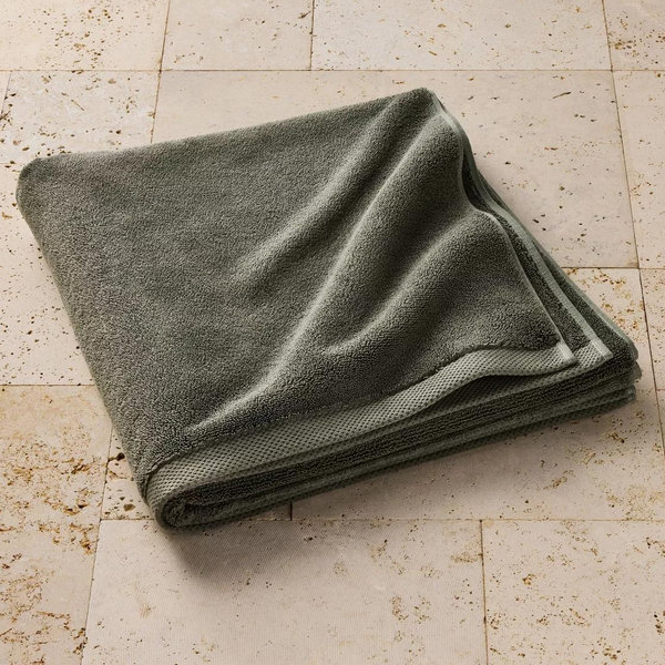 Organic Bath Sheet Olive - Casaluna™