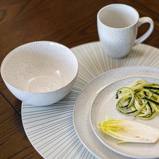 Serene 12-Piece Dinnerware Set with Appetizer Plate, Service for 4