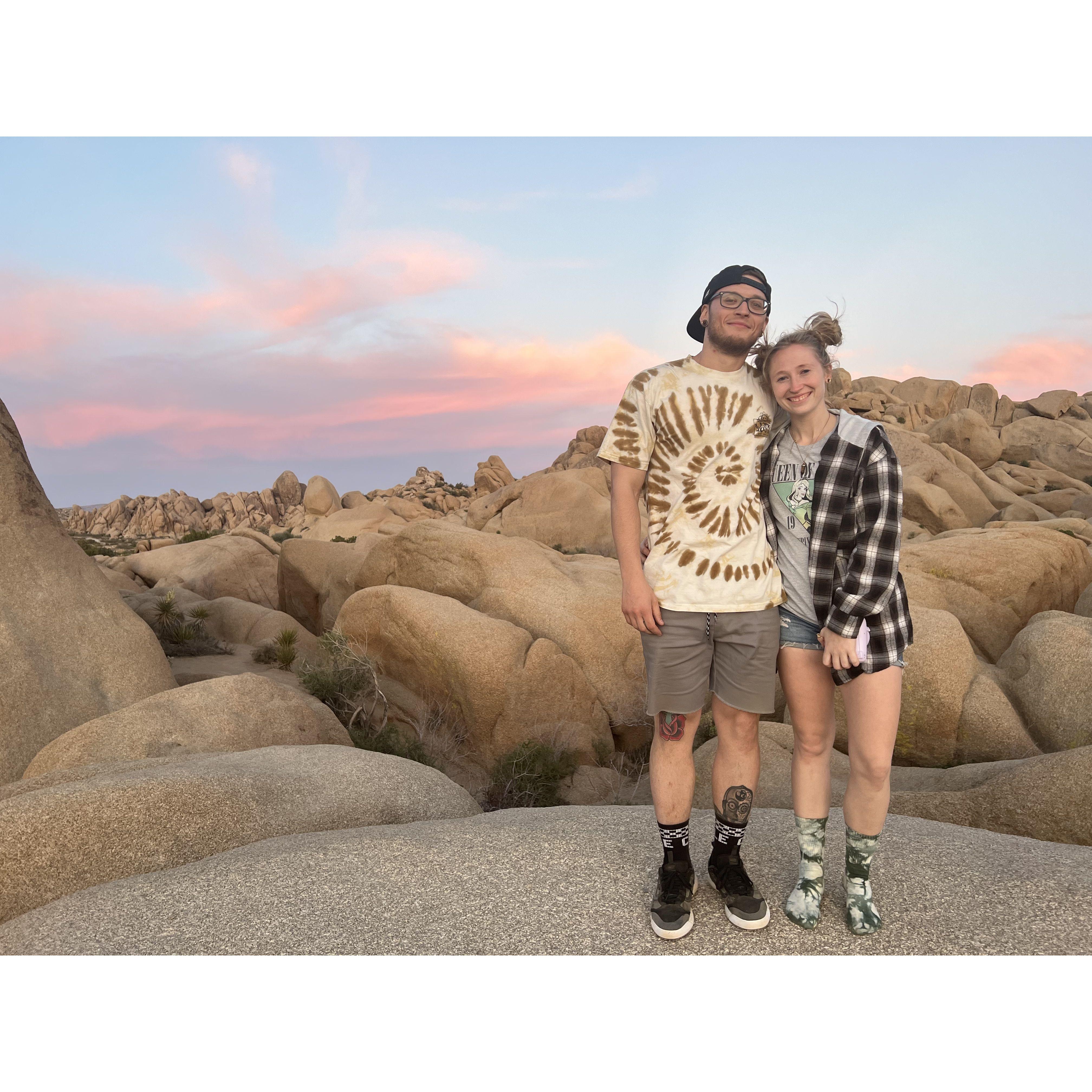 Always enjoying a beautiful sunset! Joshua Tree National Park. California. 2022