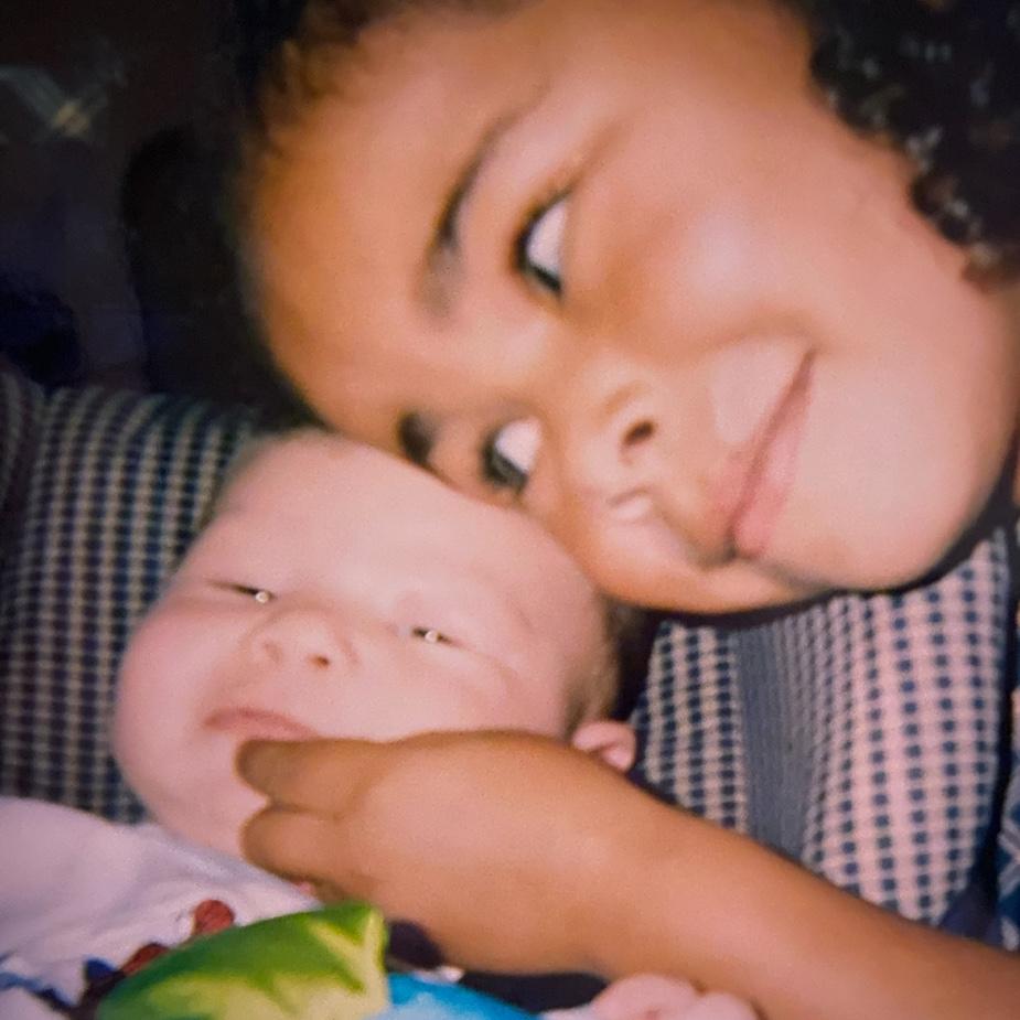 Imani + little bro, Isiah🩵