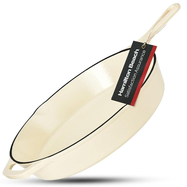 Hamilton Beach Enameled Cast Iron Fry Pan 8-Inch