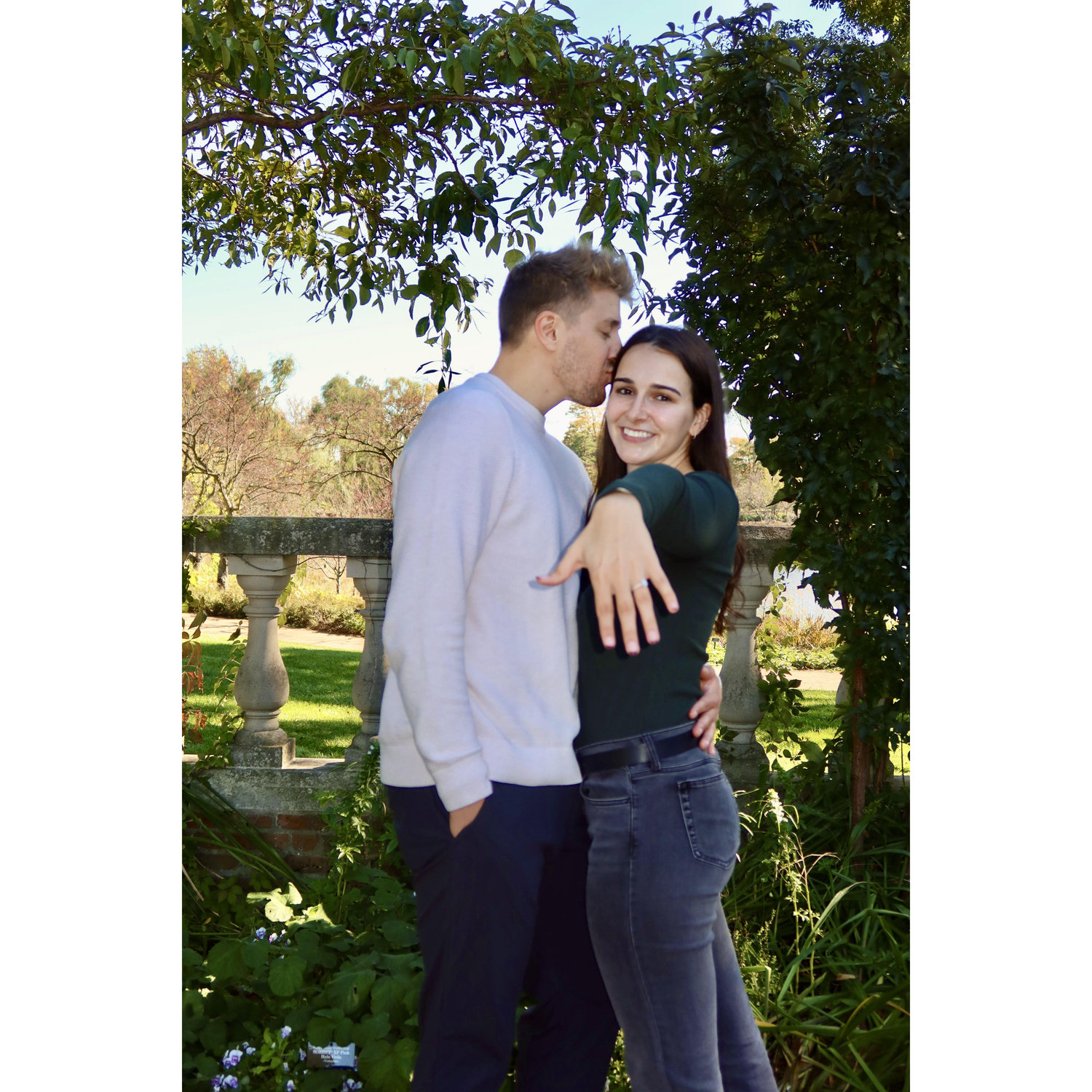 Not only did Michael pull off an amazing surprise proposal, but he picked the perfect engagement ring for Halie.