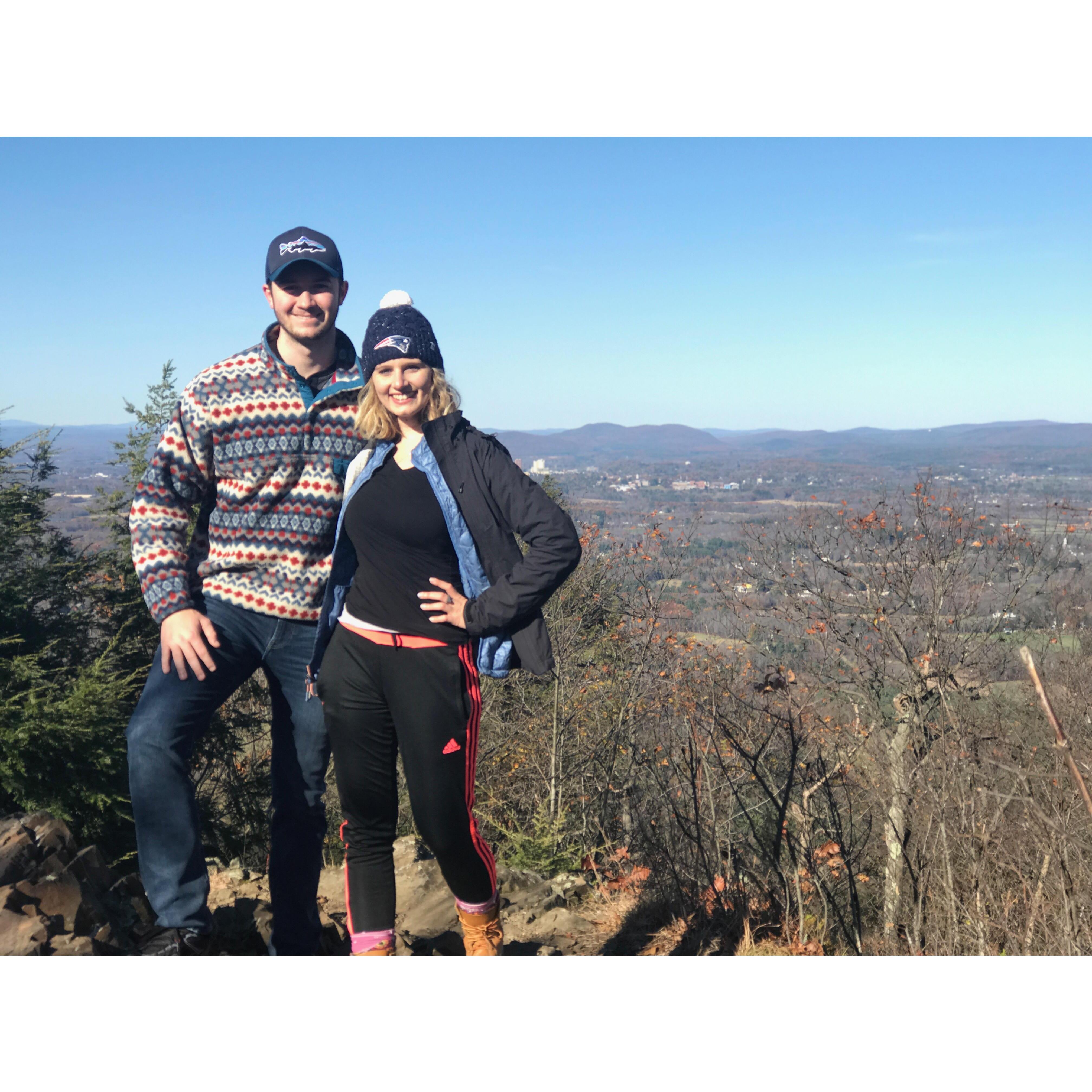 On top of Mt. Norwottuck in Amherst, MA. (2017)