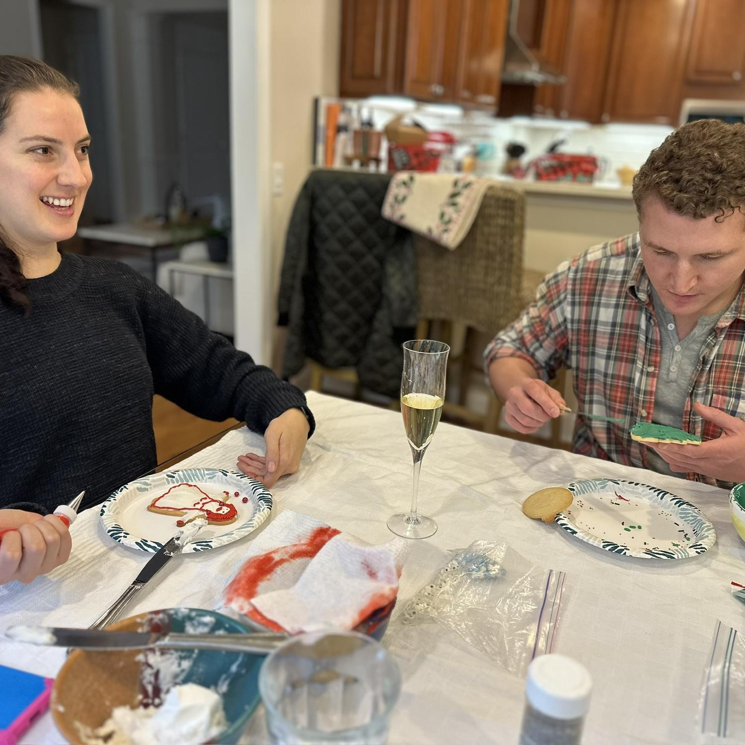 cookie decorating at Aunt Sue’s!