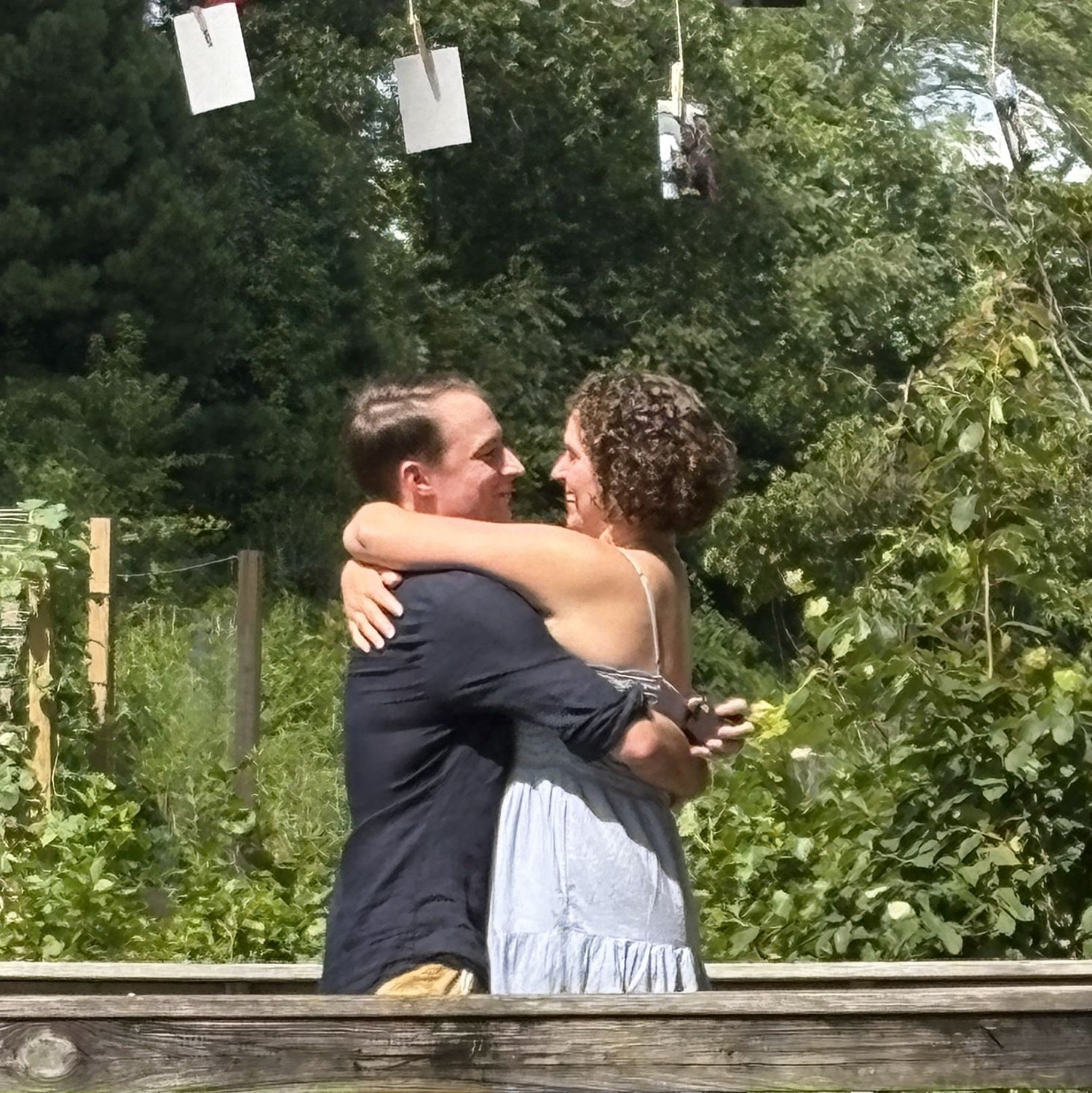 Right after she said "Yes"