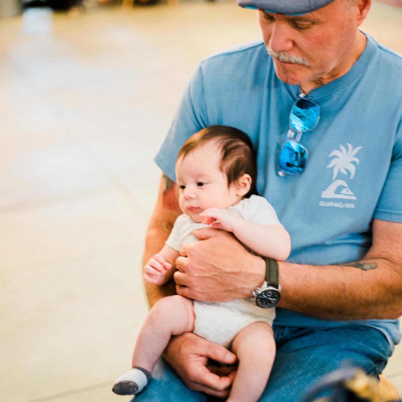 Grandpa Jeffrey and Baby Jeffrey