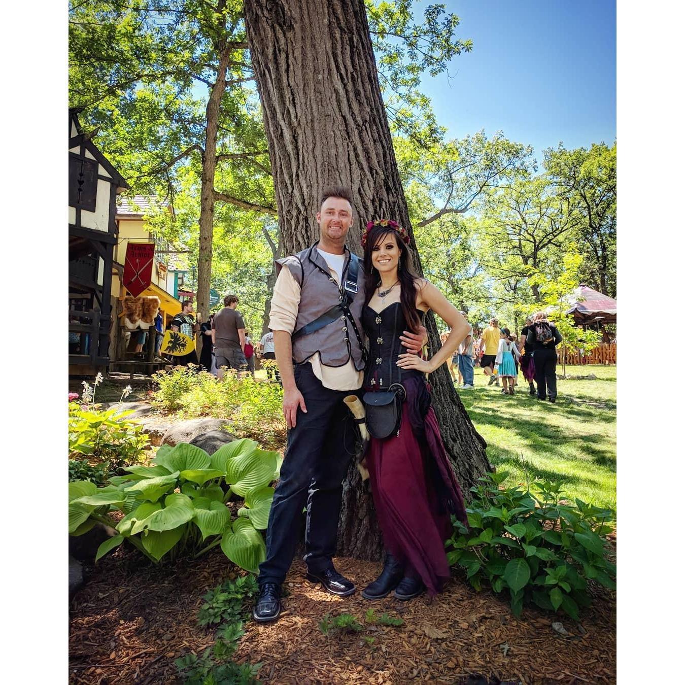 At Bristol Renaissance Faire in Kenosha