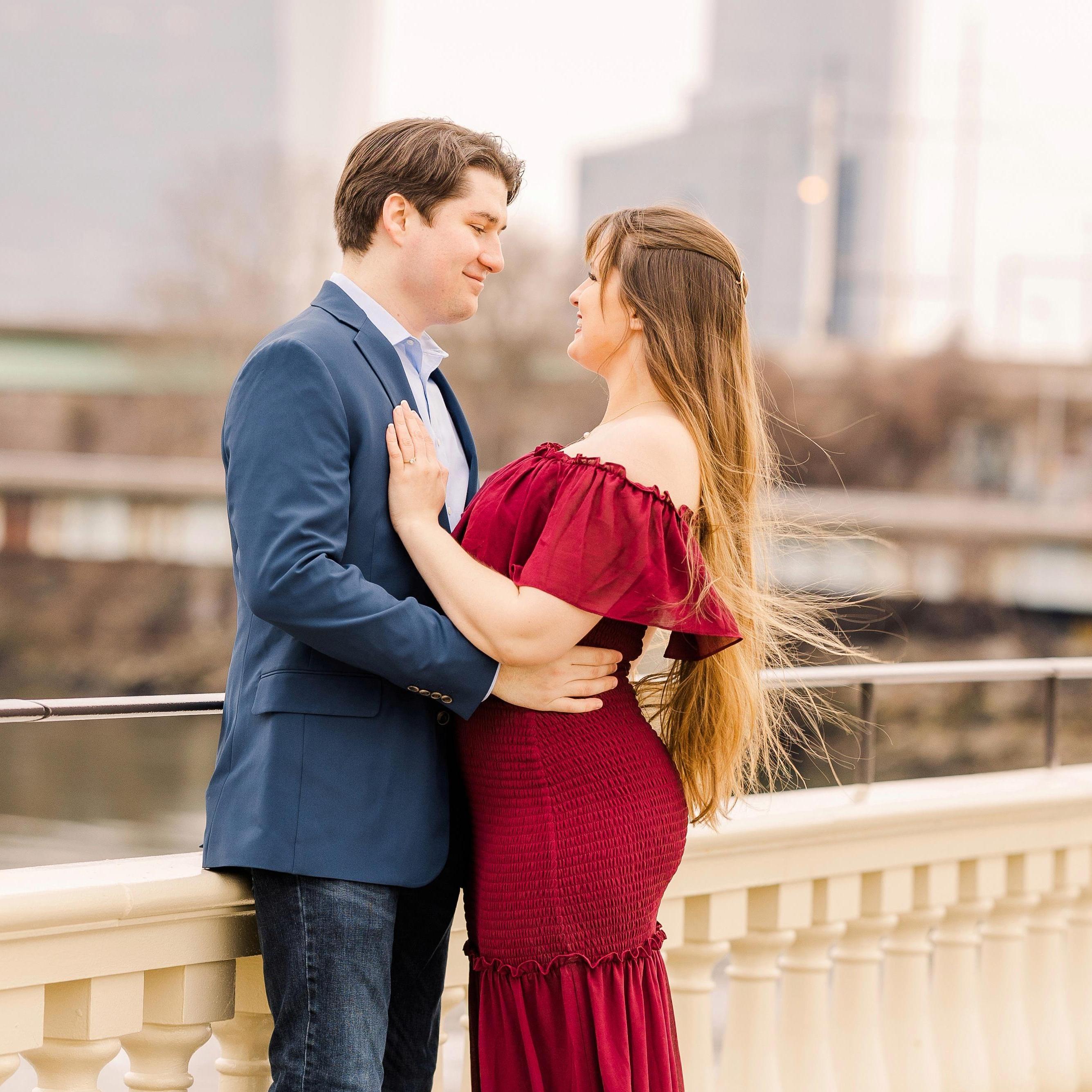 Engagement Photos at the Philadelphia Waterworks