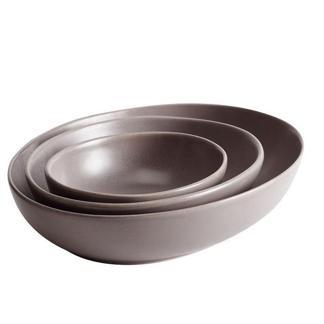 Mason Nesting Bowls, S/3 - Graphite Gray