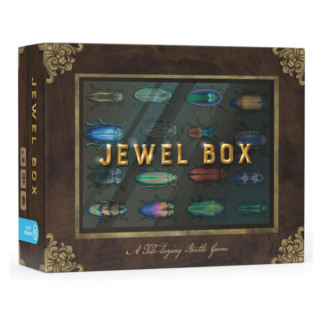 Lovemore Games Jewel Box Family Board Game, Strategic Tile Placement Game for Kids & Adults with 75 Unique Beetles, Ages 8+ - 1-4 Players