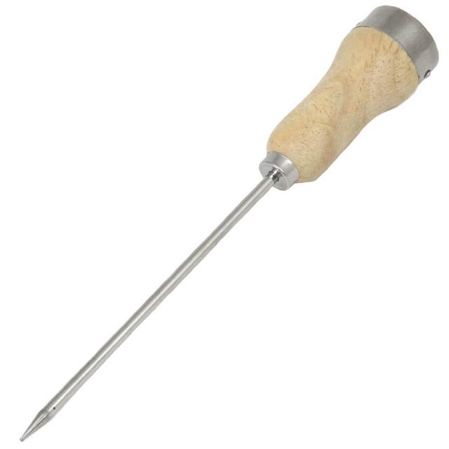 Chef Craft Select Wood Handle Ice Pick, 10 inches in Length 6 inch Blade, Natural