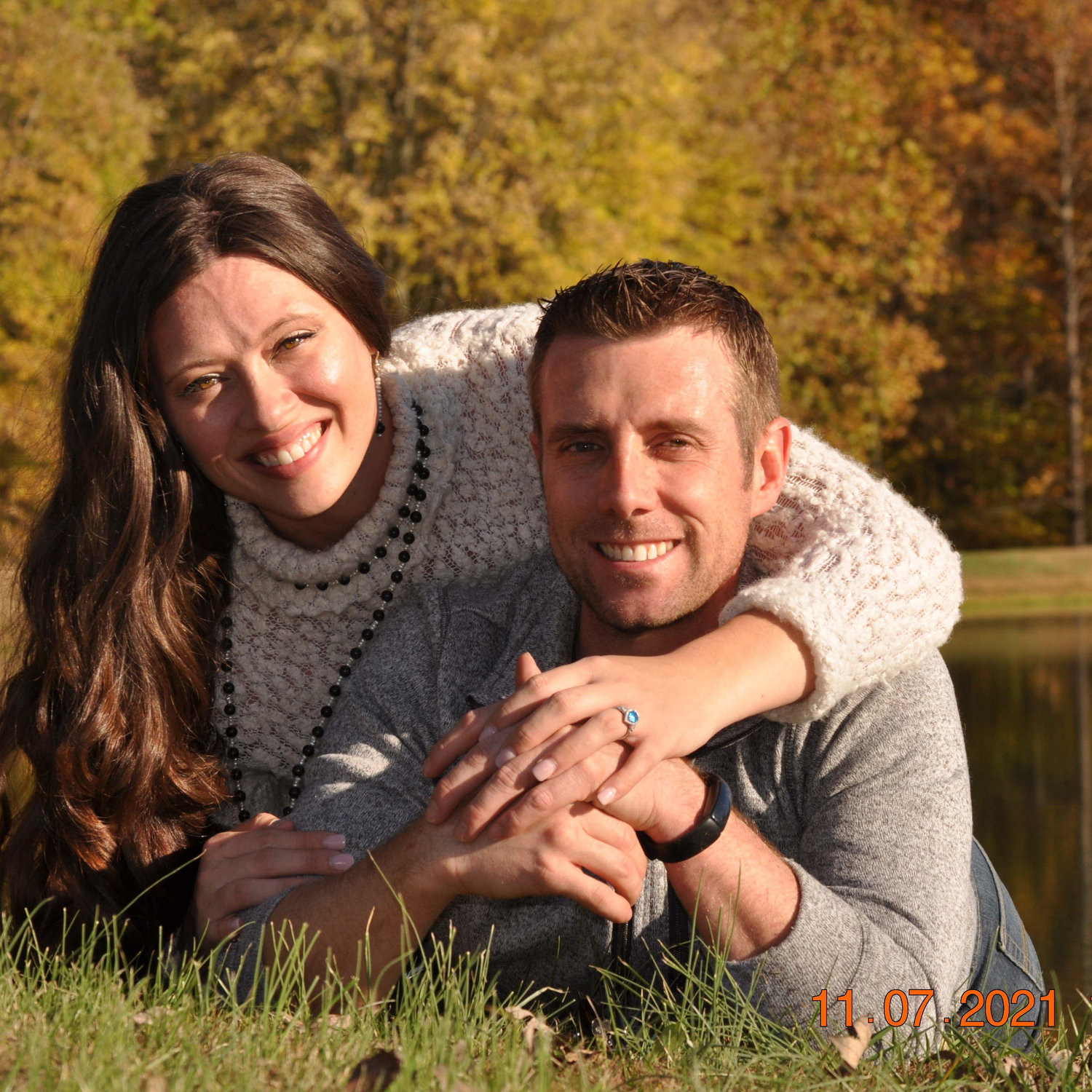 Engagement photo taken by Father of Groom, John Huff! 