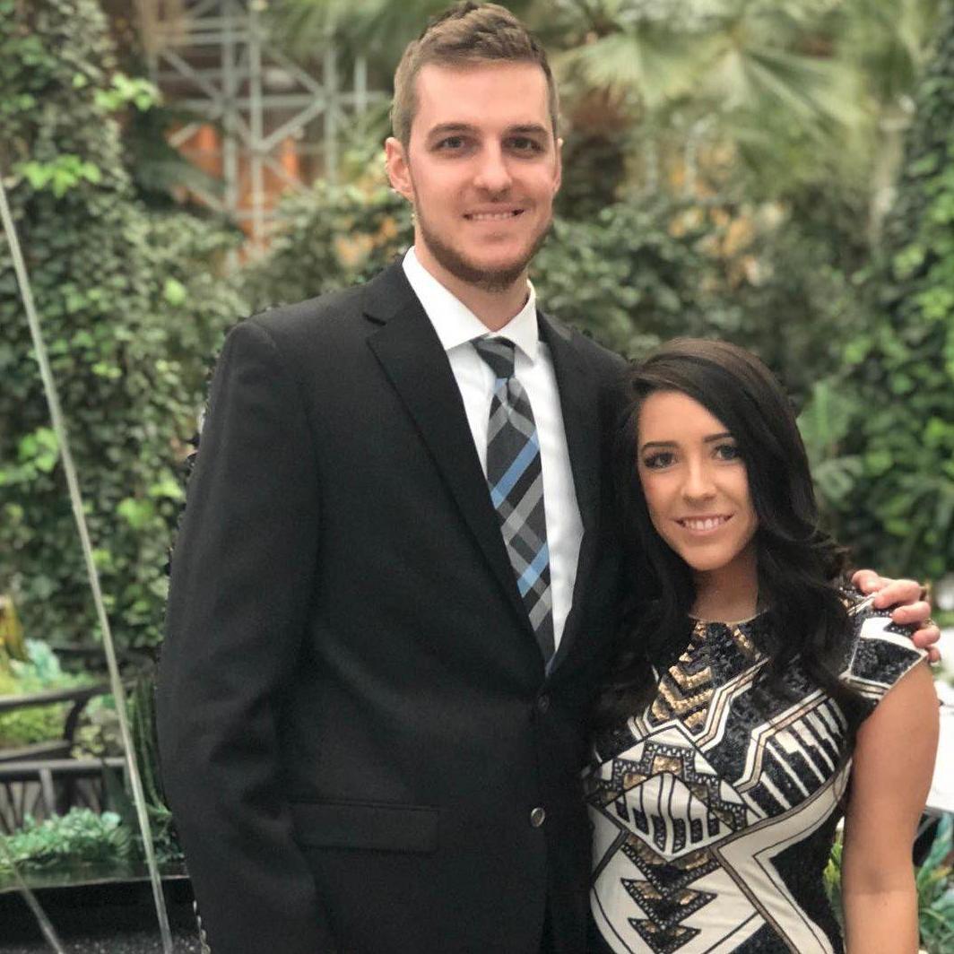 Our first time attending a wedding together in March 2019