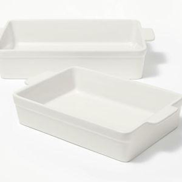 2pc Stoneware Rectangle Baking Dish Set - Figmint™