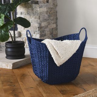 Paper Rope Basket with Handle