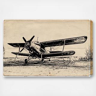 Hatcher & Ethan The Flying Machine Canvas Art