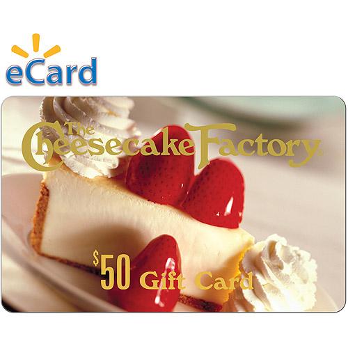 The Cheesecake Factory $50 Gift Card (email delivery)