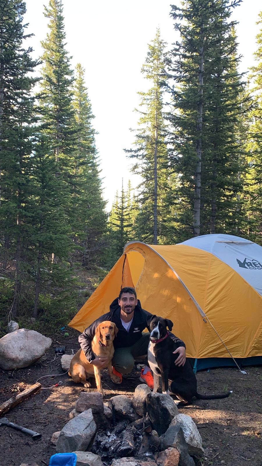 One of many camping trips