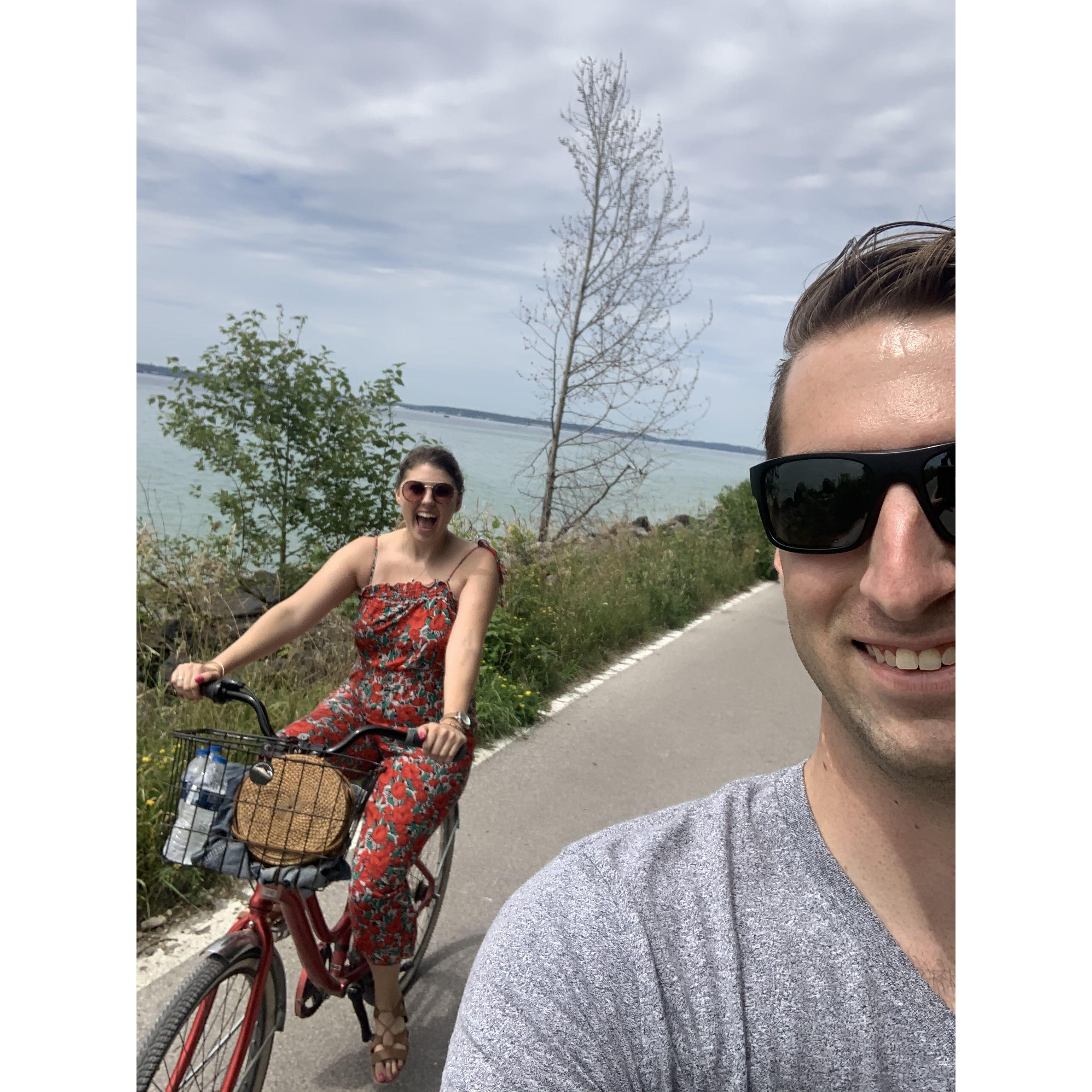 Mackinac Island Bike riding!