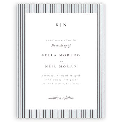 Blue Wedding Digital Save the Date - Rodez Classic