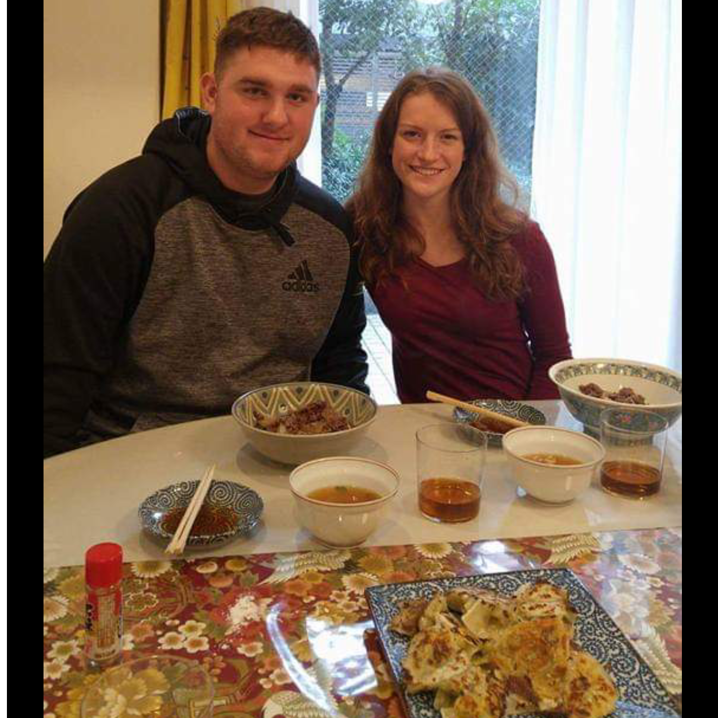 After 9 months apart, I visited James in Japan for Christmas for 10 days. I speak Japanese so I was excited. We had an amazing time! This was us at a Japanese cooking class. We love new adventures!