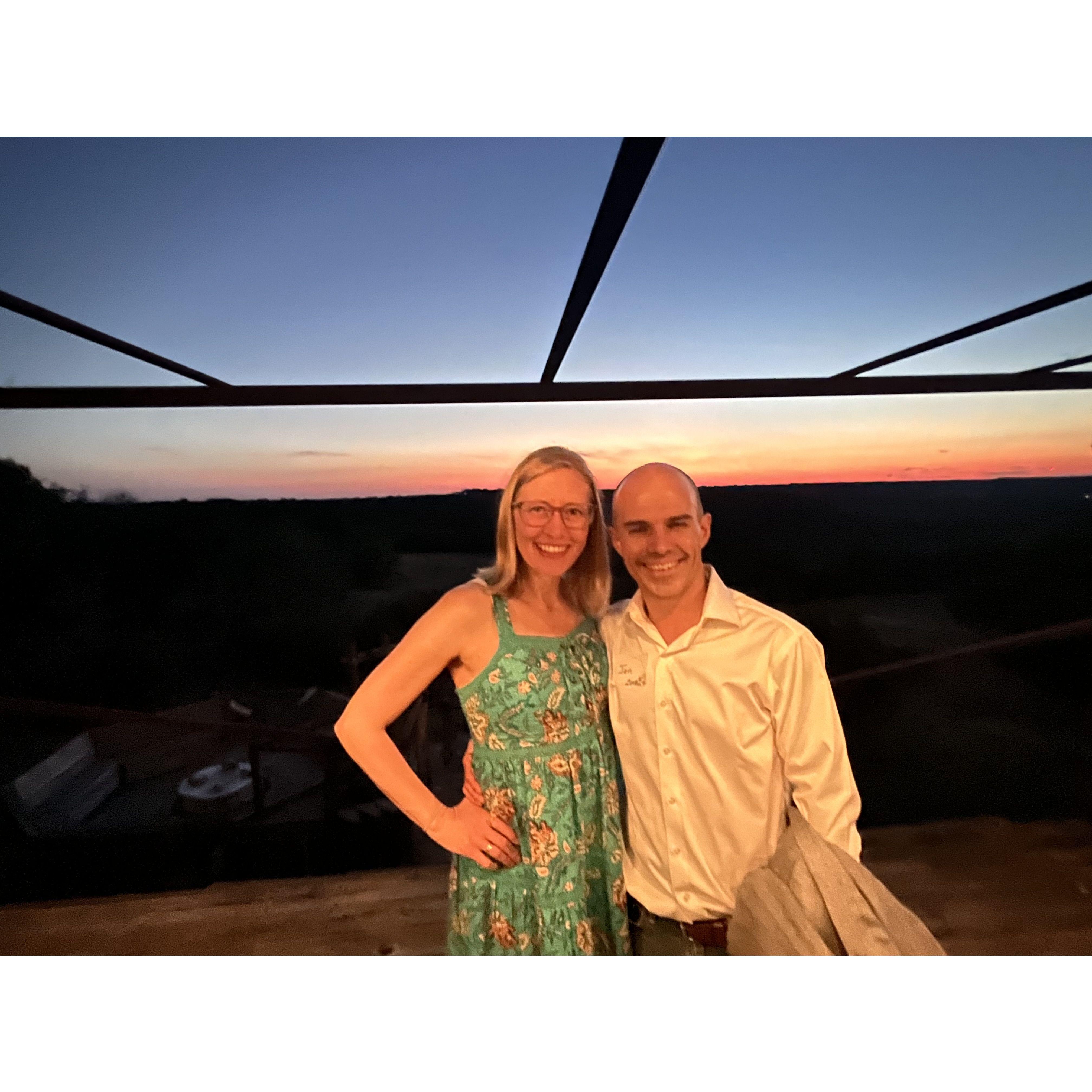 At Sandy's wedding 9/2023