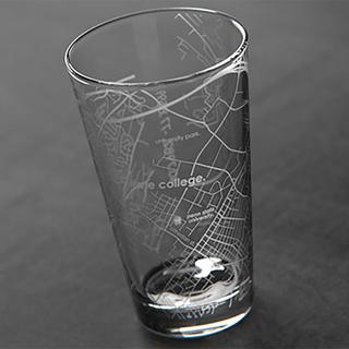 College Town Pint Glass, Set of 2