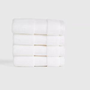 Turkish Classic Washcloth (Set of 4) in White
