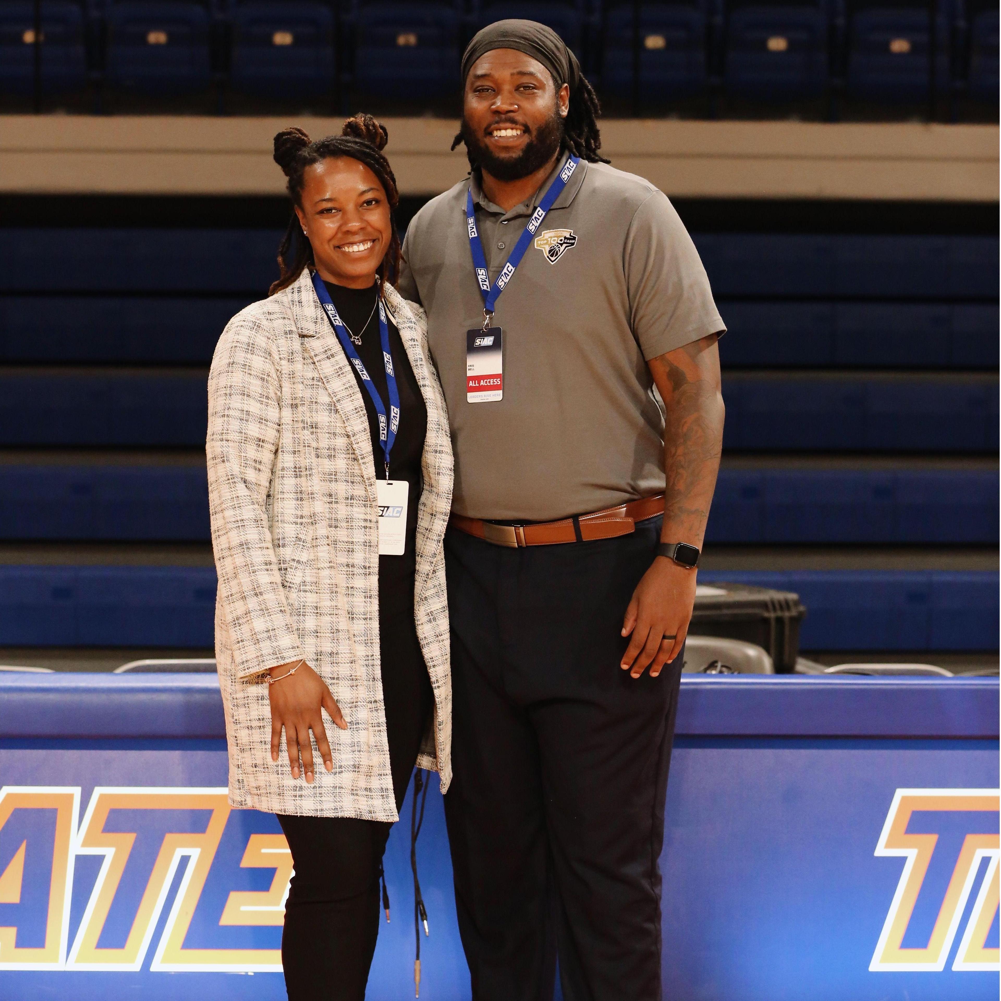 Working the SIAC Basketball Championship at Savannah State.