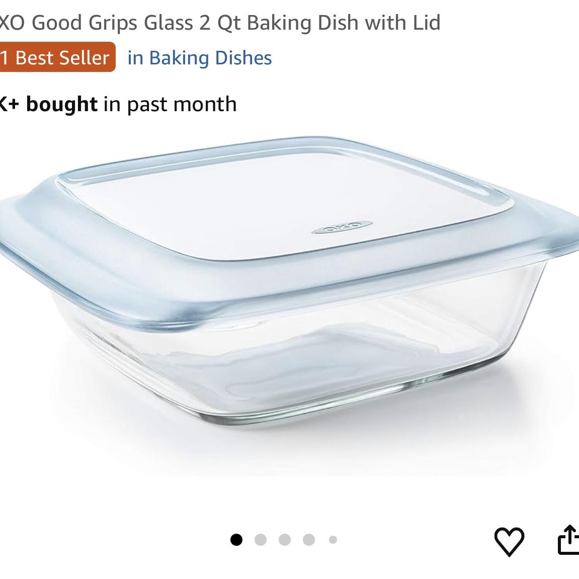 OXO Good Grips Glass 2 Qt Baking Dish with Lid