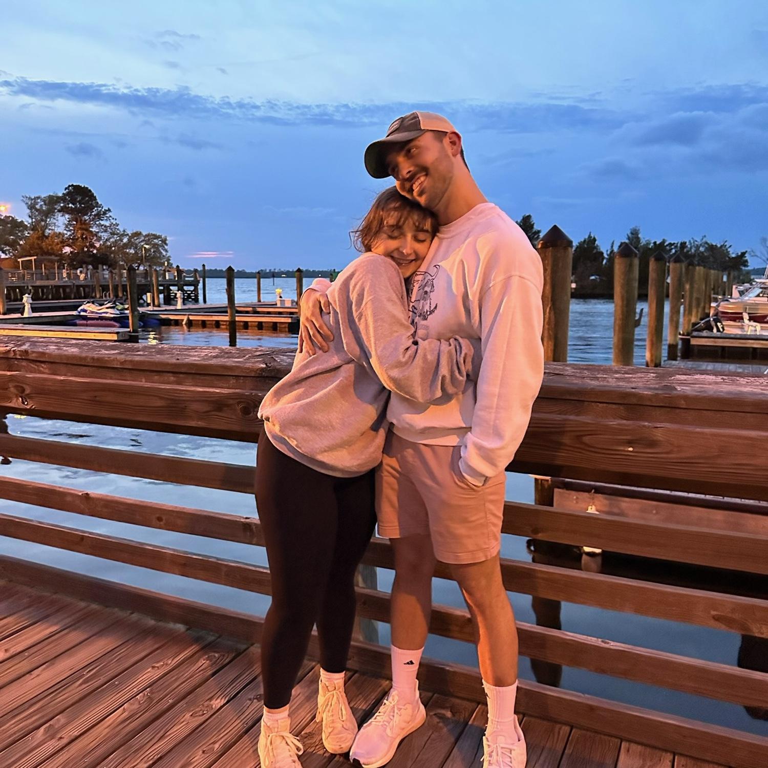 Beach trip with Seth's family. (March 2023)