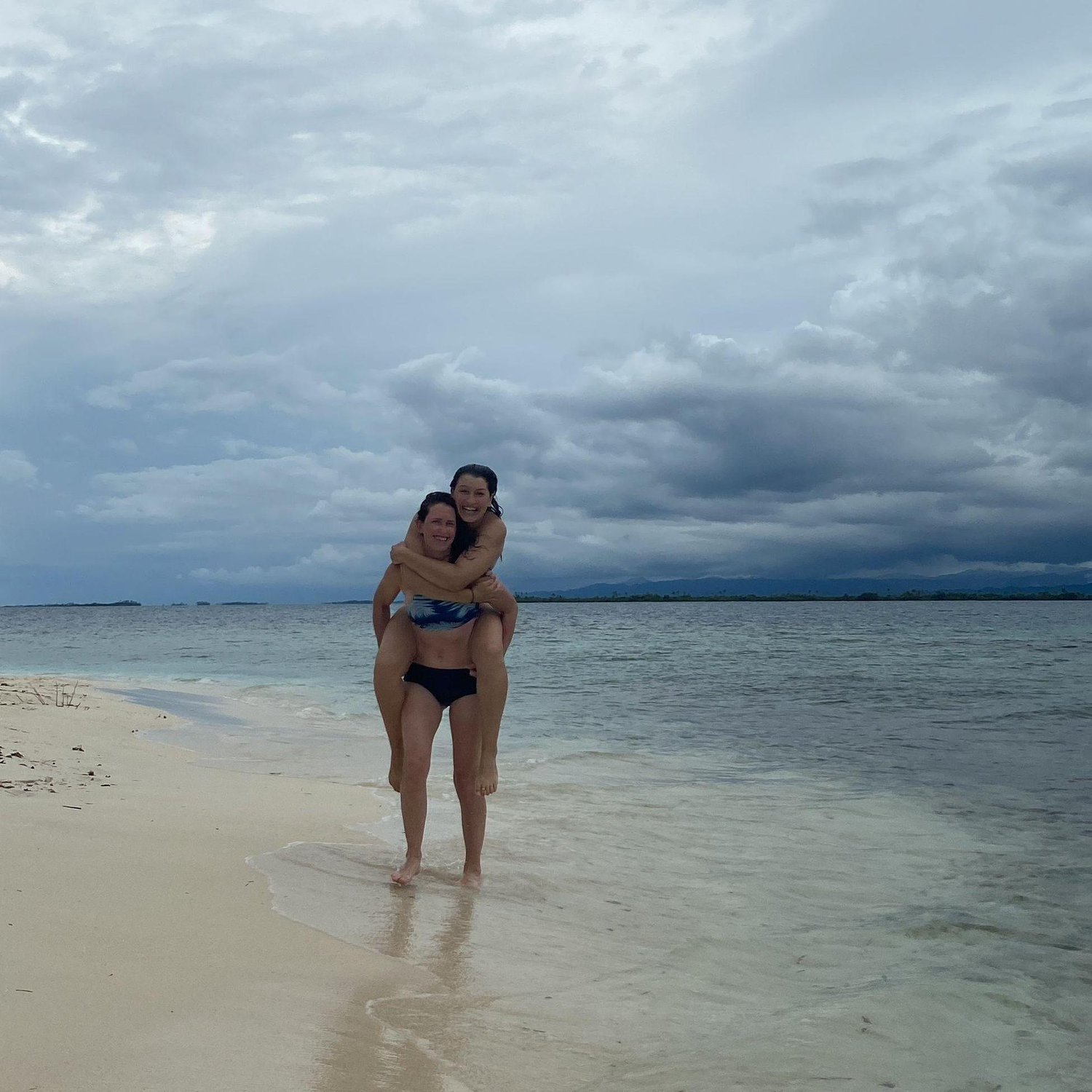 Relaxing during a research cruise in Guna Yala Islands in Panama, 2022