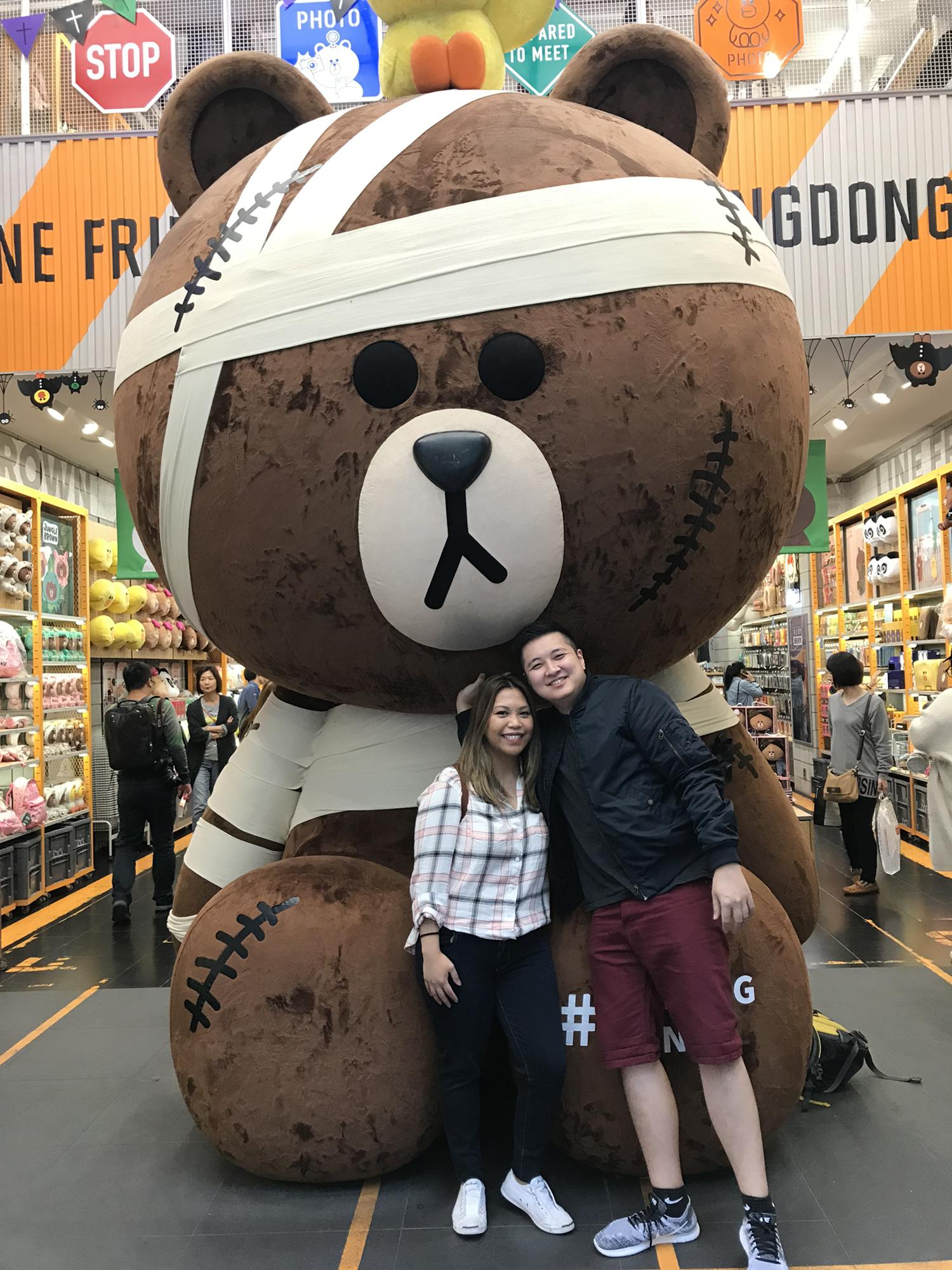 (2017) Mr. Bear - Line Friends Store Myeongdong, Seoul, South Korea