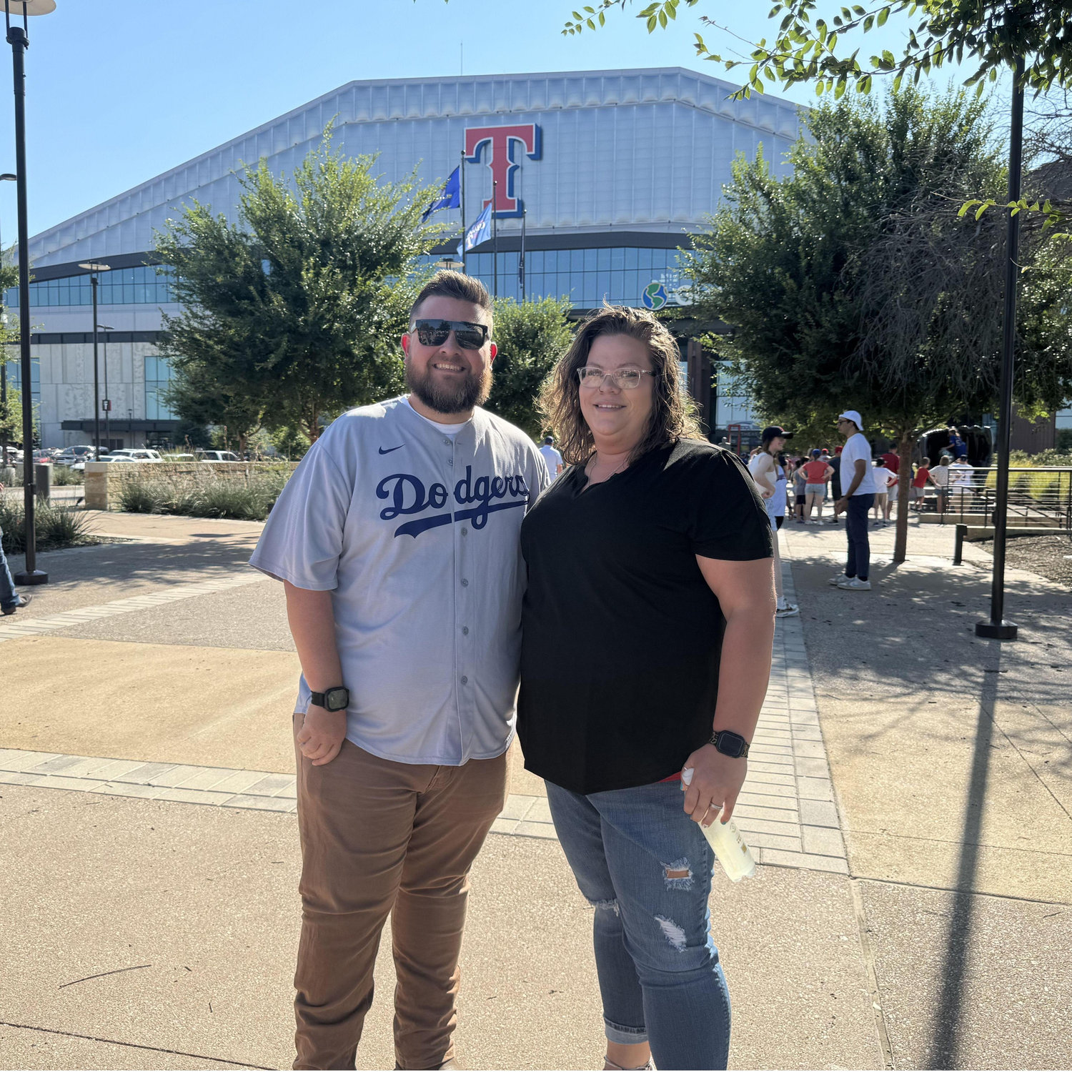 Went to a Rangers Baseball game