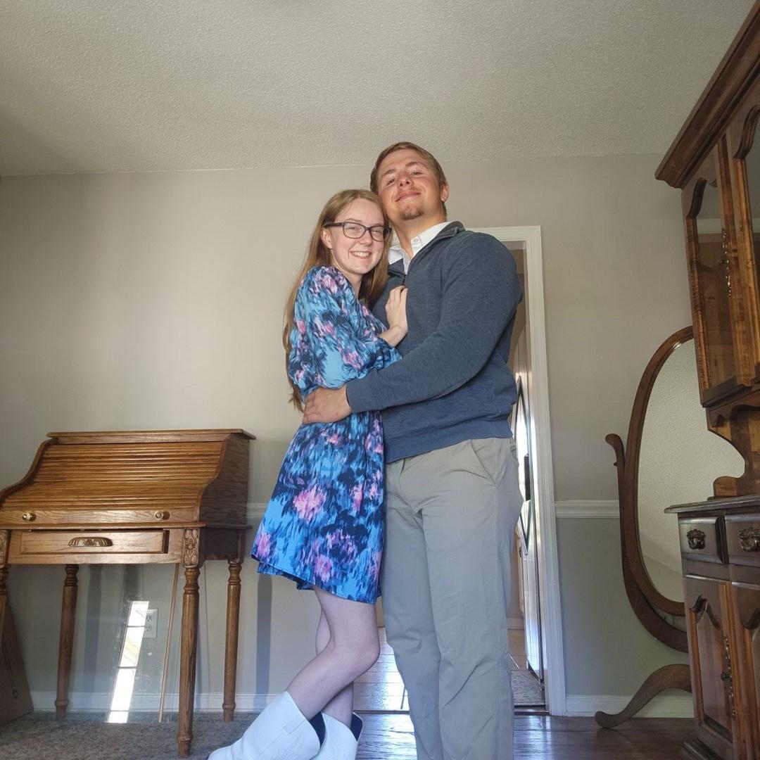 Our first time going to church together! A relationship built around God is the best relationship