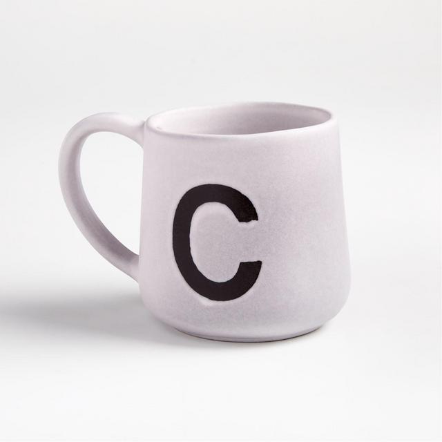 "C" Monogrammed Mug