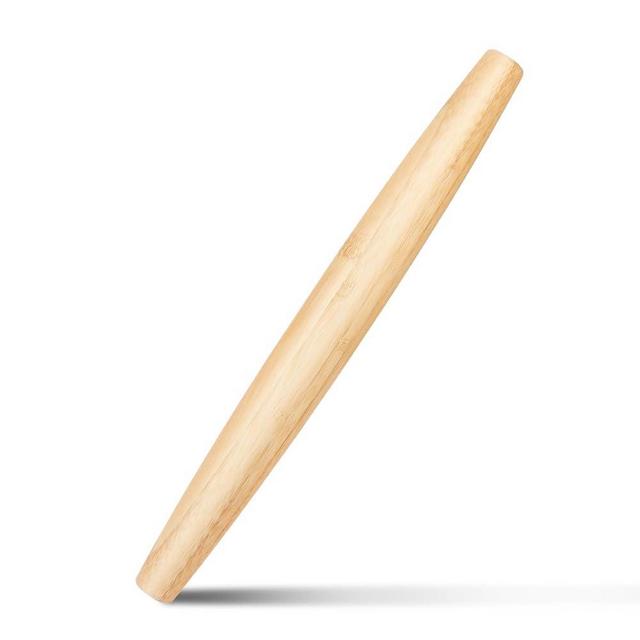 Giying6 Classic Wood Rolling Pin, Wooden Roll Pin, Natural Wooden Roller with No Dents or Gaps for Baking Pizza Dough, Pie, Cookie and Pastry, 13Inch