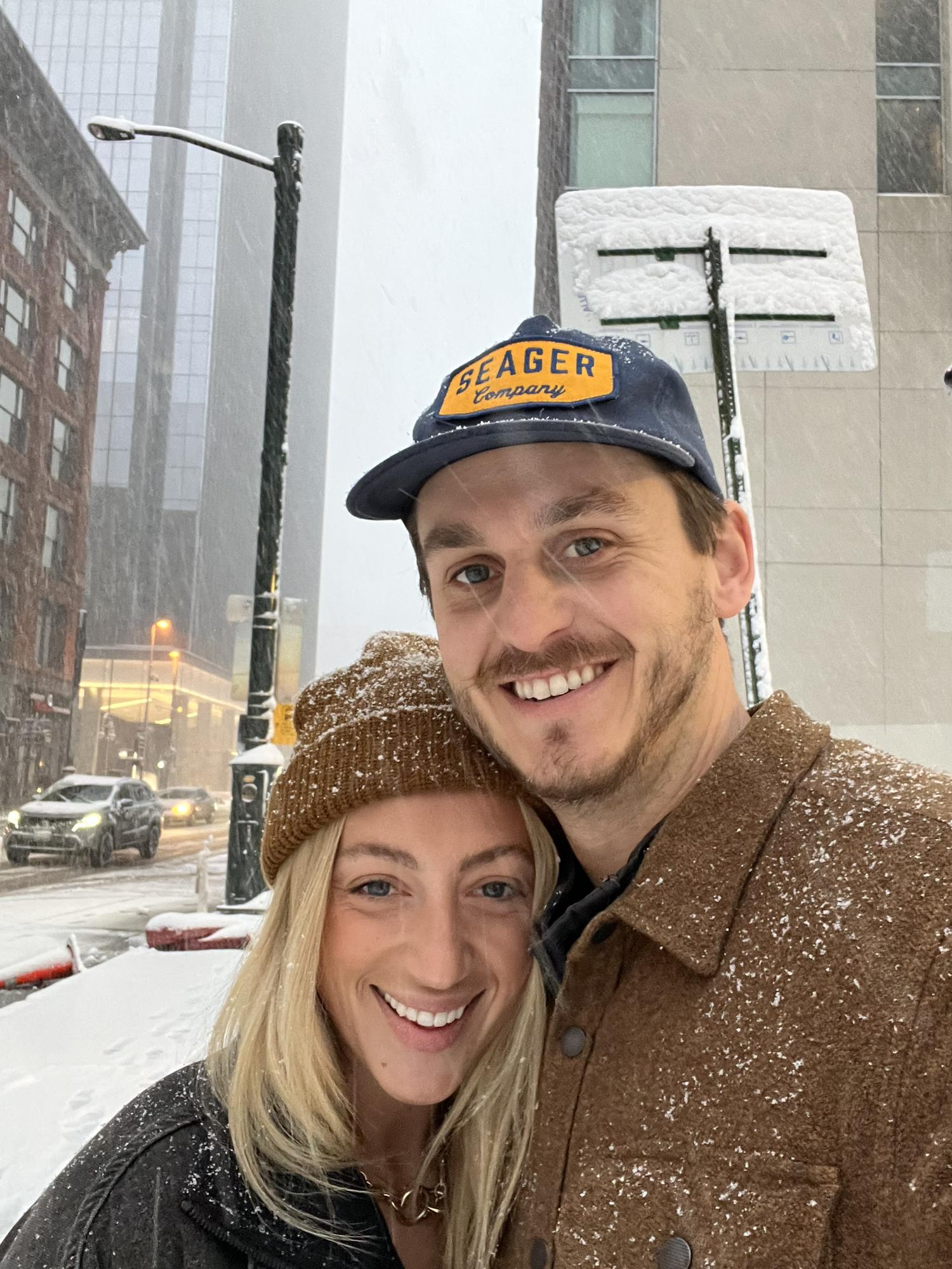 A snowy Valentine's Day trip to Denver.