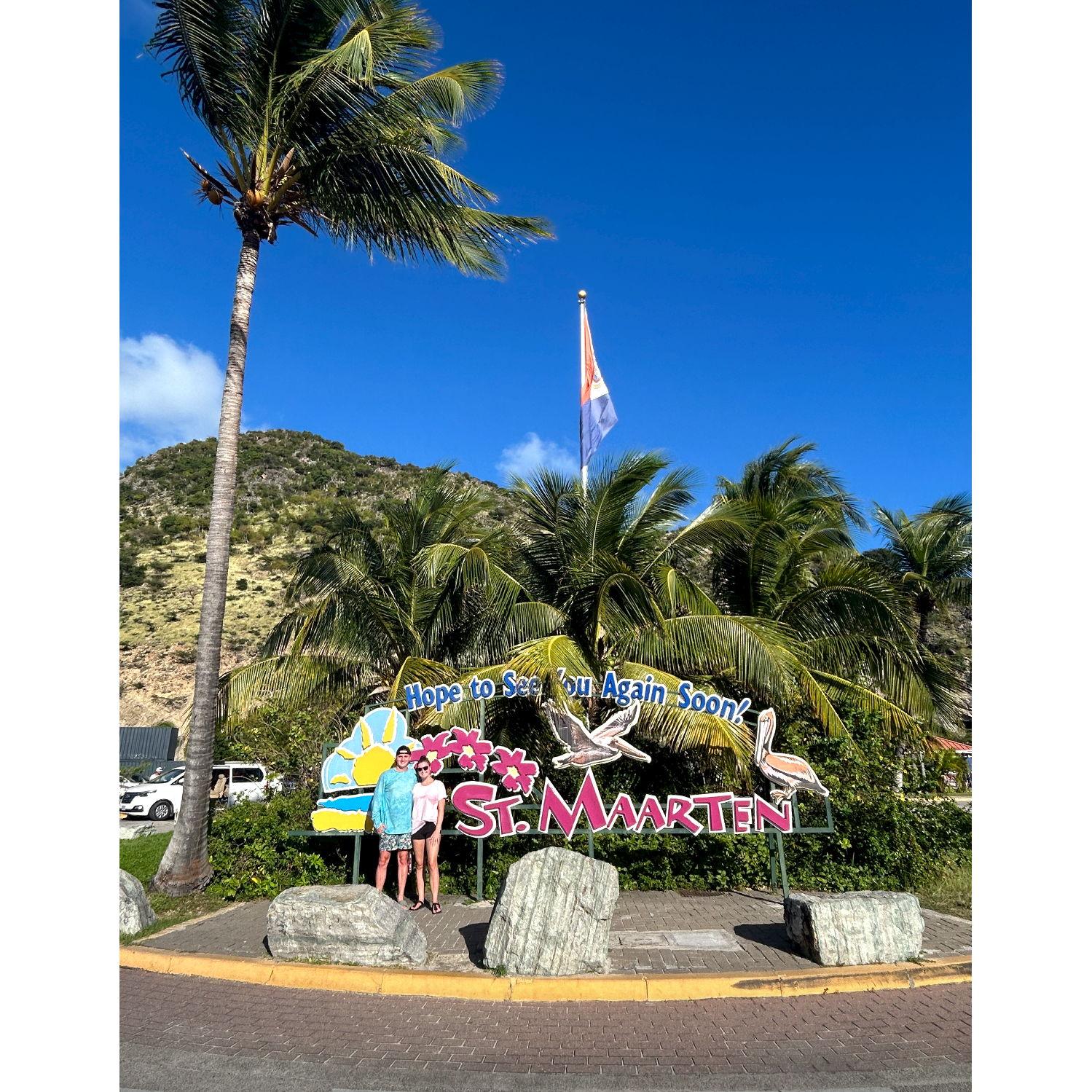 Us in St. Maarten!