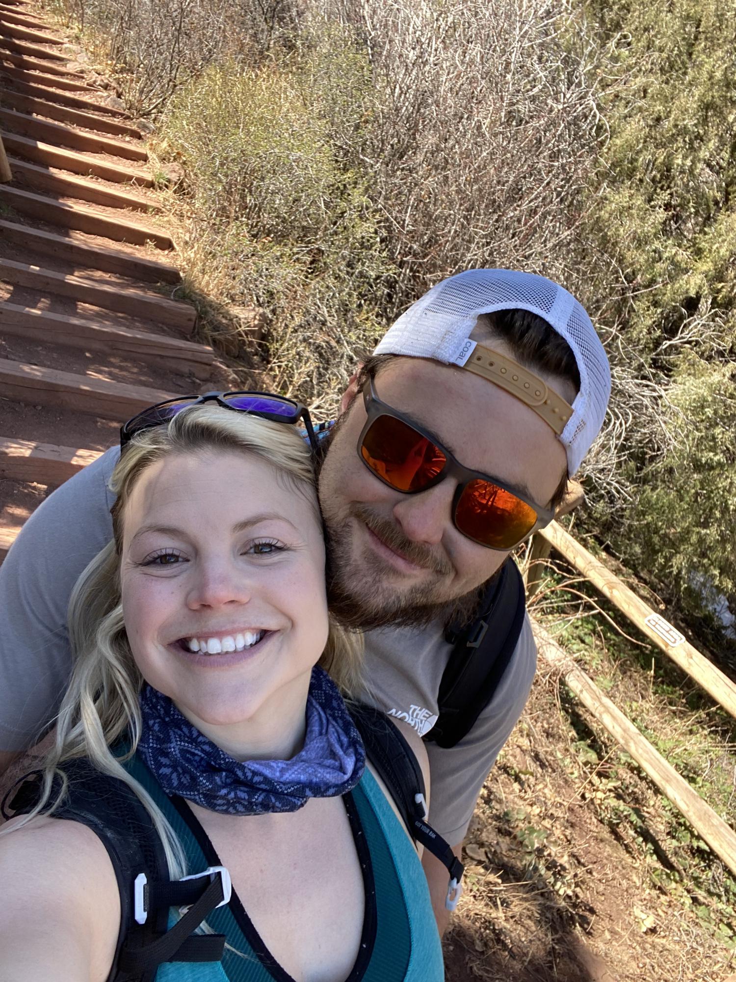 hiking at Red Rocks, Denver, CO