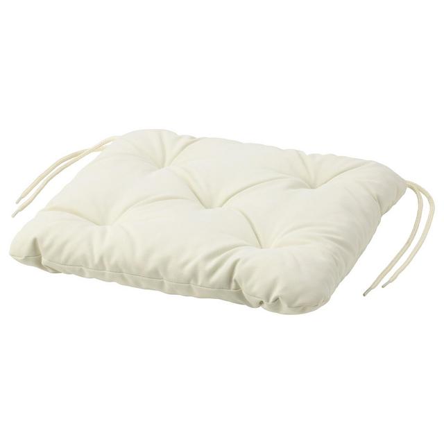 KUDDARNA Chair pad, outdoor, beige 14 1/8x12 5/8 "