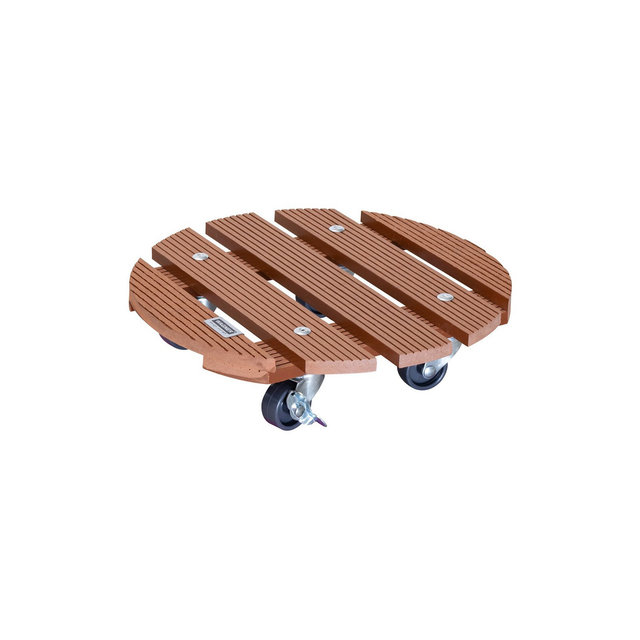 Tierra Garden 11.4" Terra Cotta Round WPC Plant Caddy