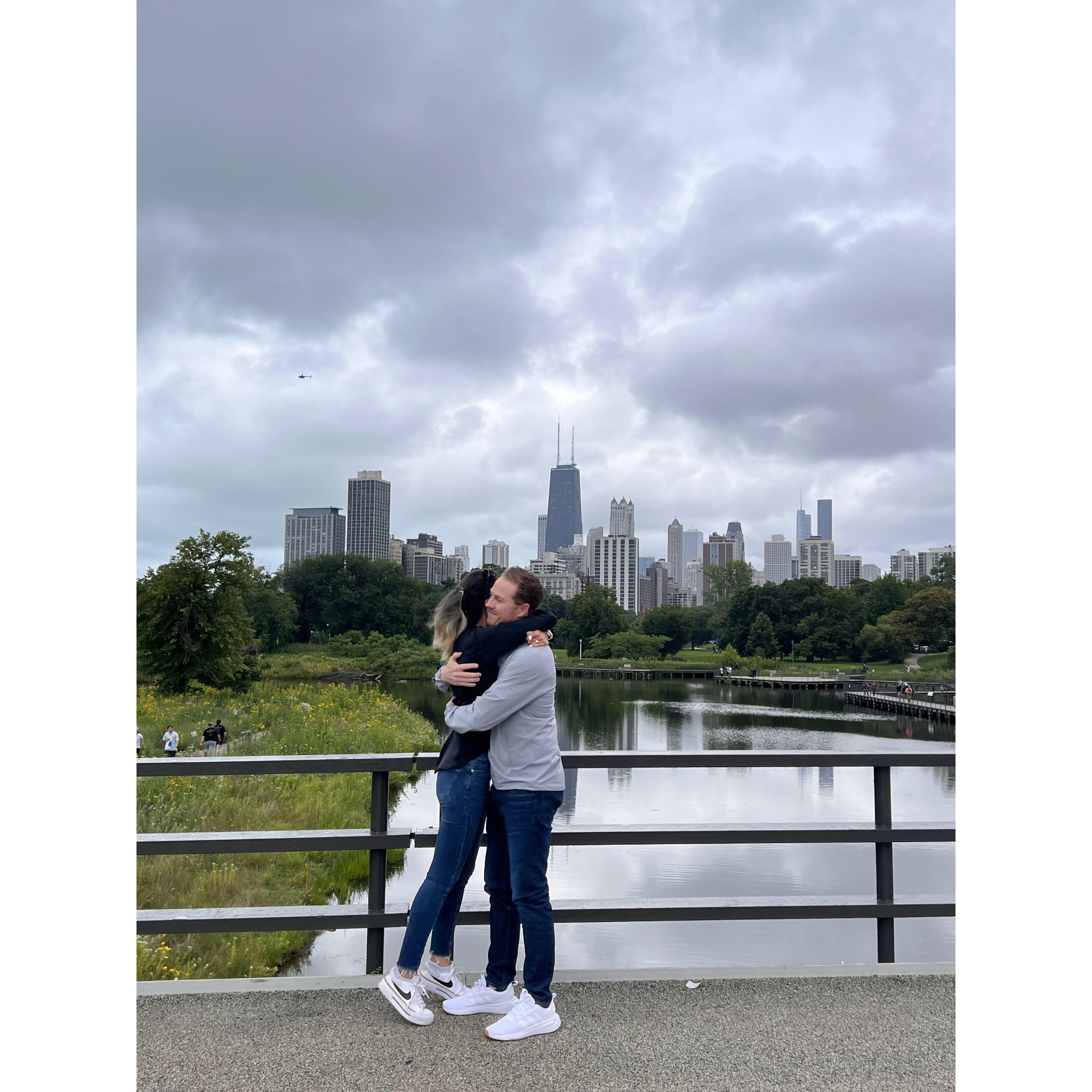 Our very special engagement in Lincoln Park, Chicago