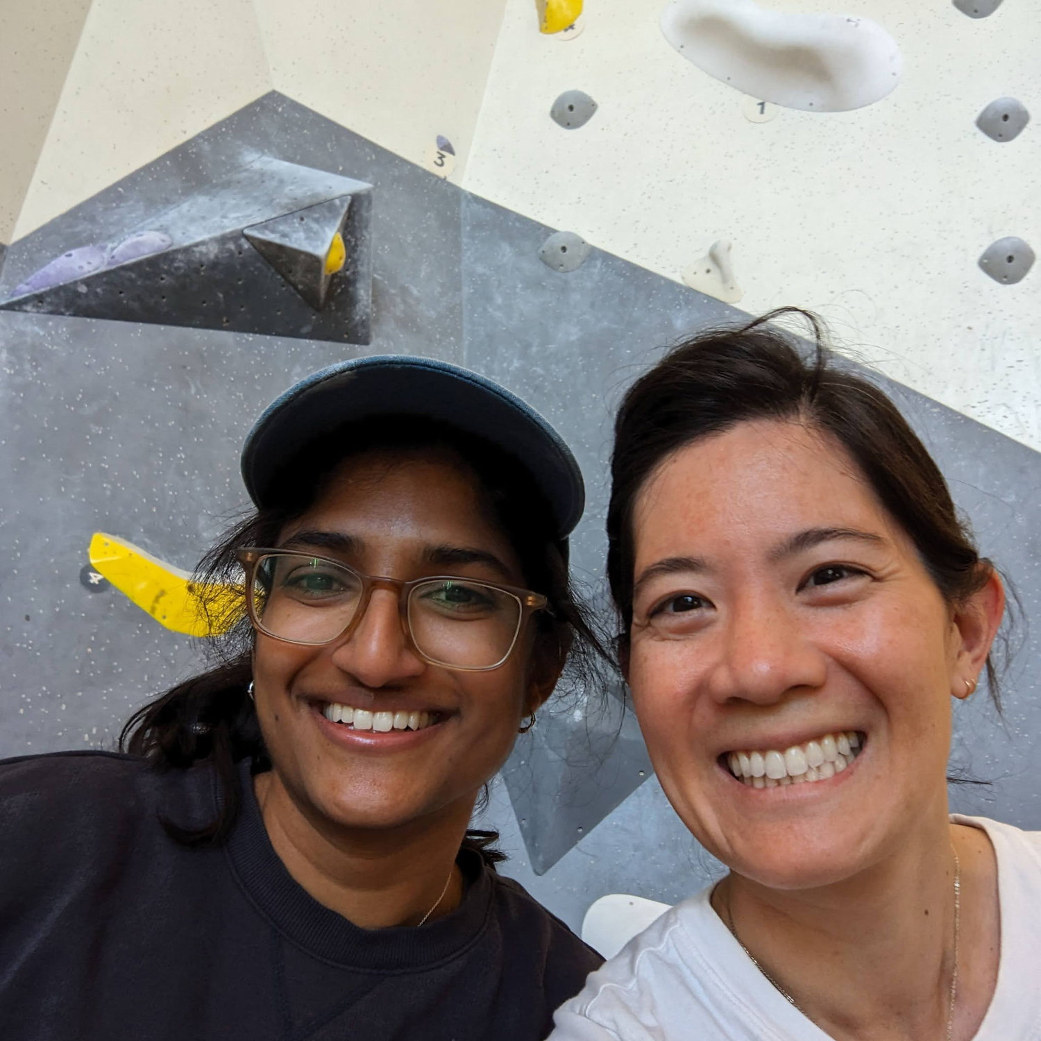One of many climbing gym visits.