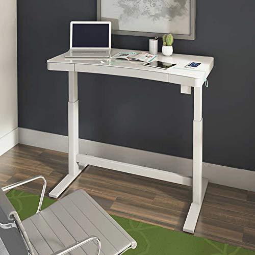 Tresanti Adjustable Height Desk, White.