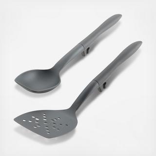 Lazy Flexi 2-Piece Turner & Scraping Spoon Set