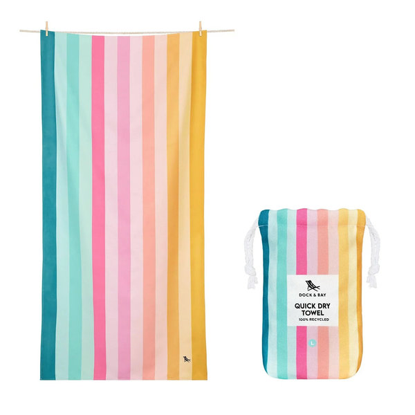 Dock & Bay Quick Dry Towel - Coastal Candy
