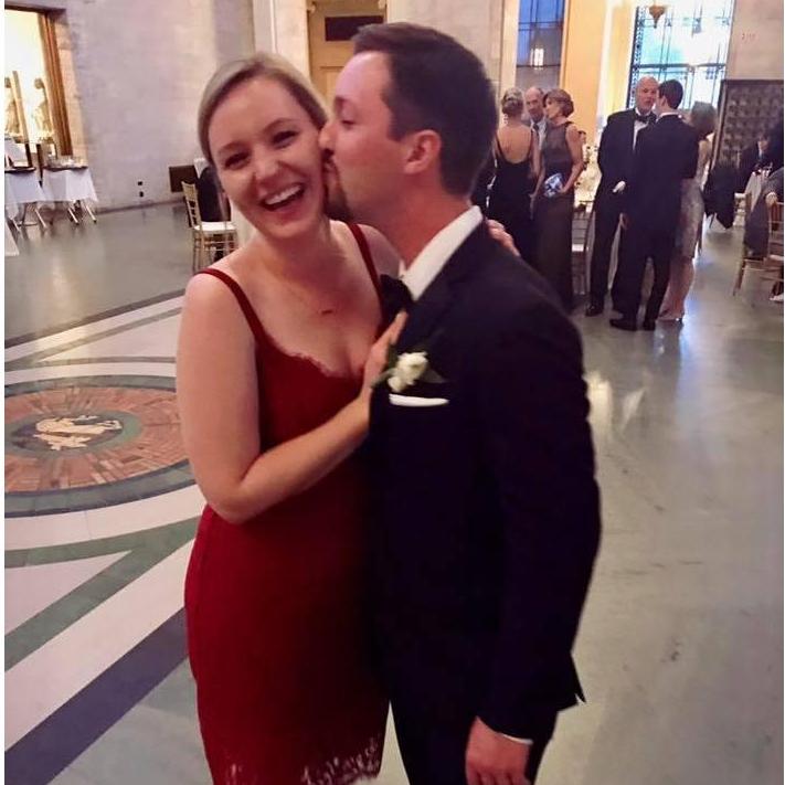 August 2017 - Nick & Taylor Wilkie's wedding at the DIA. This was our first wedding together and Chris was in the bridal party. I had the best night with him & our friends.