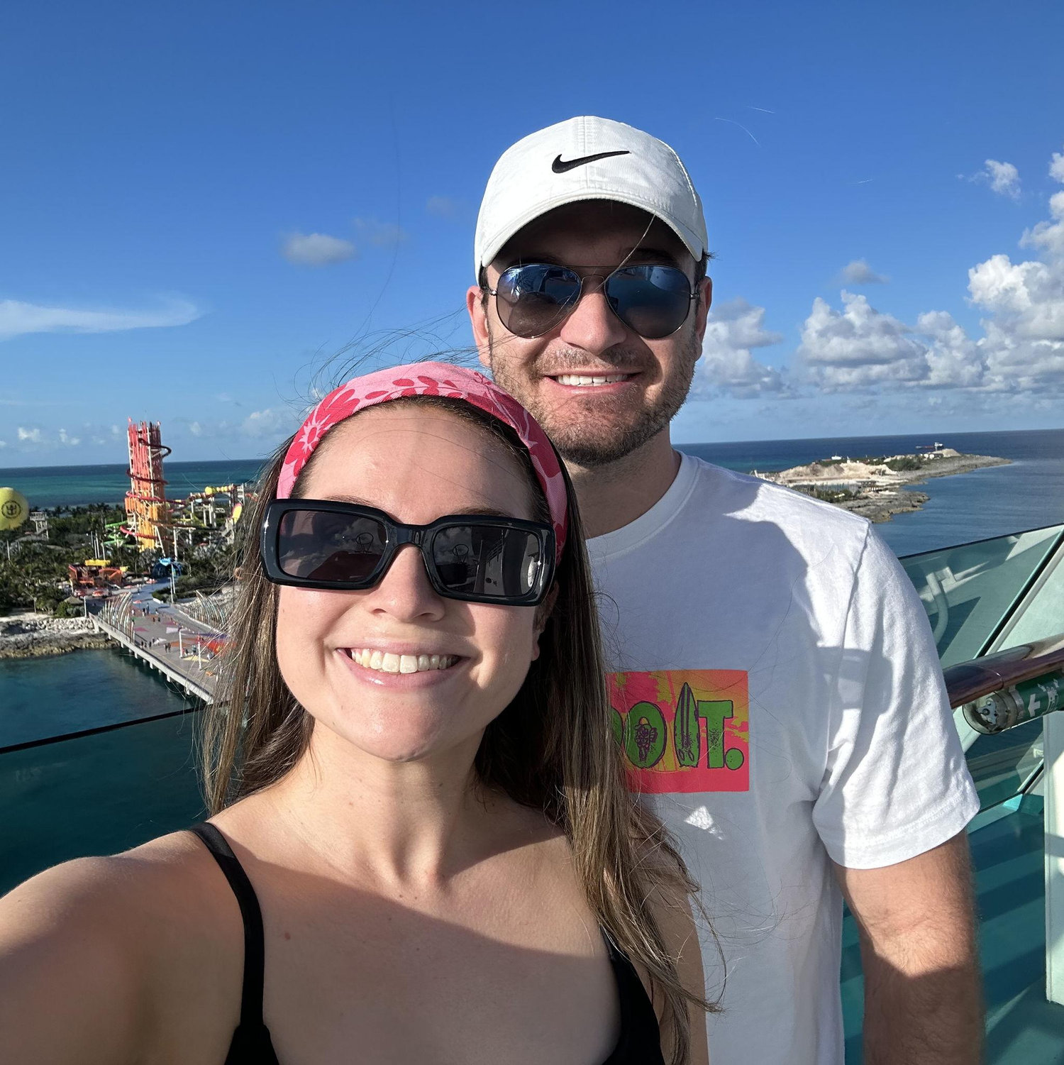 Cruising on Royal! The only cruise line Bailey will sail with.