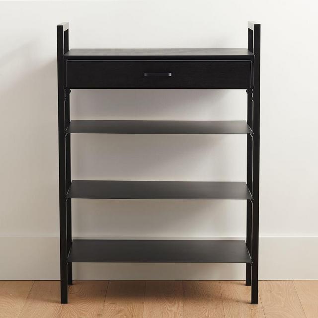 Temple Street Metal/Wooden Shoe Storage